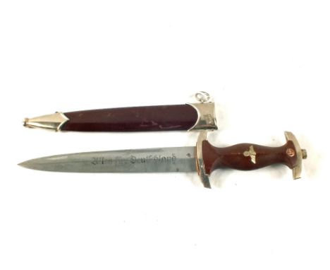 A German (PATTERN) S.A. dagger with scabbard