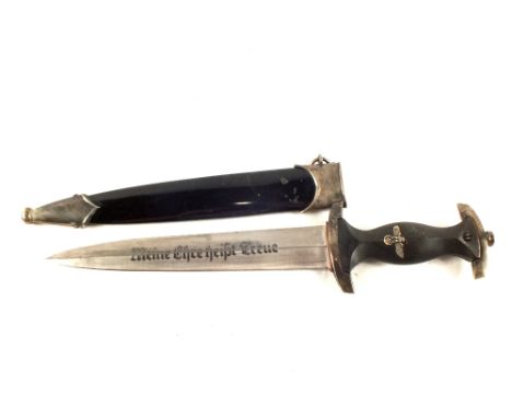 A German (PATTERN) SS dagger with scabbard