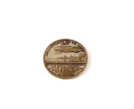 A Zeppelin medallion, USA tour from Friedrichshaven 1924 - LZ 126 ZRIII - Azores - Fayal - Sable Island - Boston - New York -