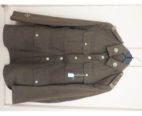 An "inter-war" Army tunic with insignia to R.A.S.C. (Territorials) 