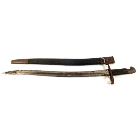 1864 scarce Whitworth bayonet with scabbard