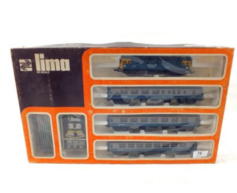 A boxed Lima HO Intercity set