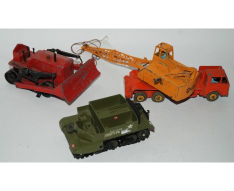 A box of various Dinky, Triang, Corgi and other models (def) Condition Report: Available upon request