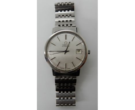A gents Omega Automatic in stainless steel, together with Time Tutelary automatic winder Condition Report: Omega; winds and i