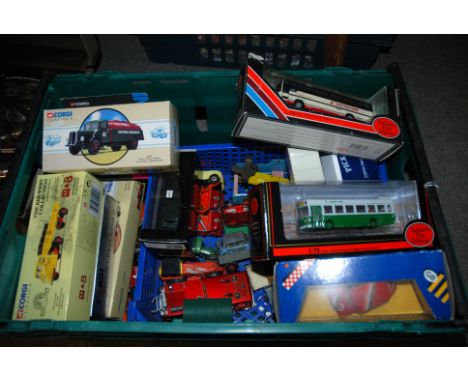 A collection of Corgi, Exclusive First Editions models including buses truck etc Condition Report: Available upon request