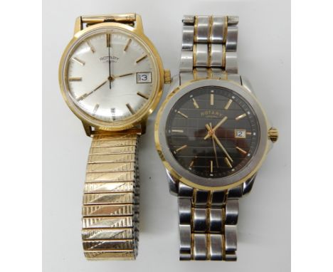 Two gents Rotary watches Condition Report: No condition report available