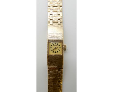 A 9ct gold ladies Rotary watch, weight including mechanism 24.1gms Condition Report: Available upon request