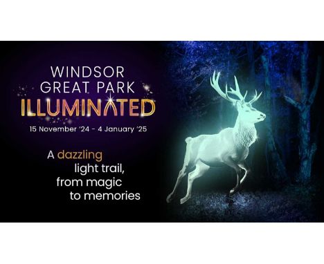 Windsor Great Park Illuminated: Family Ticket (x2 Adults &amp; x2 Children) for any date from 15 November 2024 – 4 January 20