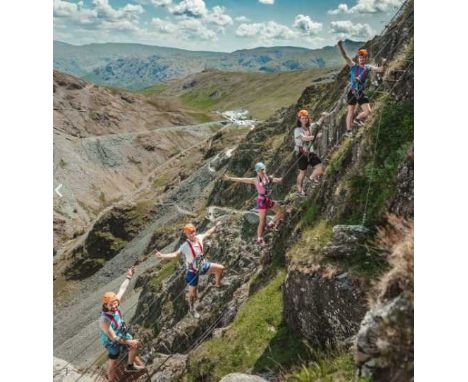Via Ferrata Xtreme: an adrenaline-filled activity day for up to x8 guests at Honister Slate Mine, Keswick, The Lake District
