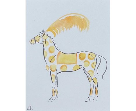 Spotty Horse: An original, signed and framed Watercolour Painting
Donated by: The Artist - Madeleine de St. Pierre Bunbury
Ma