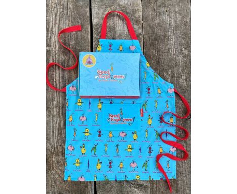 Seed Explorers Adult &amp; Child’s Gardening Aprons and an Edible Flower Circus Starter Kit
Donated by: August Bernstein – Au