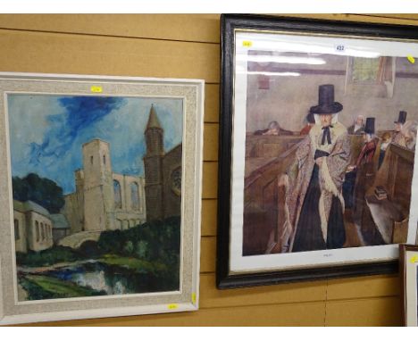 Framed VOSPER print of Salem