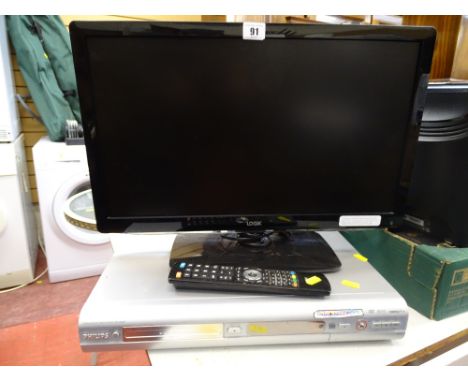 Logik 22 ins LED TV, Phillips DVDR 610 DVD video player/recorder E/T