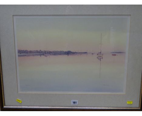 STEPHEN JONES artist's proof print - titled 'Beaumaris', signed in pencil