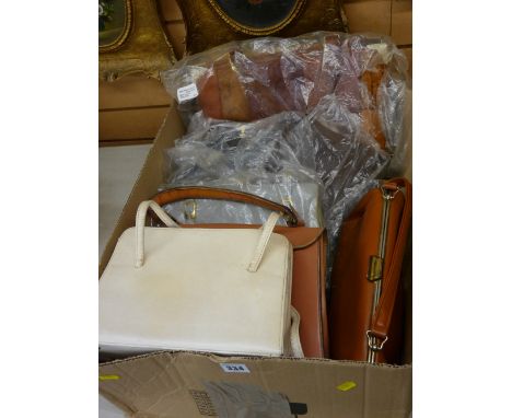 Selection of vintage and other handbags