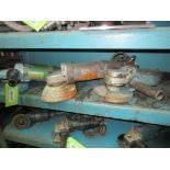 LOT OF 3 - 7" HEAVY DUTY ANGLE GRINDERS, INCL HITACHI G18SE2, BLACK AND DECKER 4074 AND WALTER/METAB