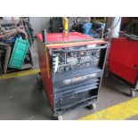 LINCOLN ELECTRIC IDEAL ARCH TIG-250/250 WELDER W/CART (NO CABLES), CLIENT ADVISED: MISSING A PRIMARY