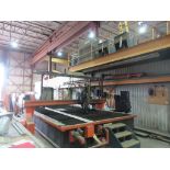 1994 MG PLASMA, HYPERTHERM PLASMA CUTTER W/10' X 20' TABLE, 1 HEAD, HYPERTHERM EDGE PRO CONTROL PANE