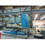 LUCAS PRECISION BORING MILL, MODEL 542B20, 56" X 122" TABLE, 10-1220 RPM, S/N 274, 10 TO 1220 RPM, S