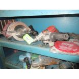 LOT OF POWER TOOLS INCL MASTER MECHANIC HEAVY DUTY 7 1/4" CIRCULAR SAW, METABO 4 1/2" ANGLE GRINDER,