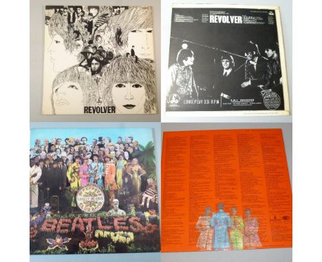 THE BEATLES 'REVOLVER' (LP ALBUM MONO) PARLOPHONE PMC 7009, VINYL CONDITION IS MINT-, SLEEVE CONDITION VERY GOOD+, MATRIX NUM