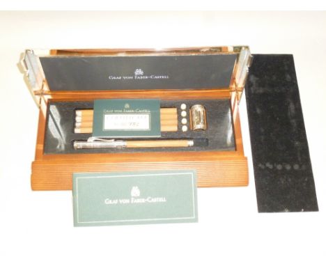 FABER-CASTELL PENCIL SET TOGETHER WITH A CASED PROFESSIONAL COMPASS SET BY WILD HEERBRUGG [2]