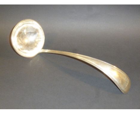 DUTCH SILVER SOUP LADLE 2ND STANDARD  (198g)