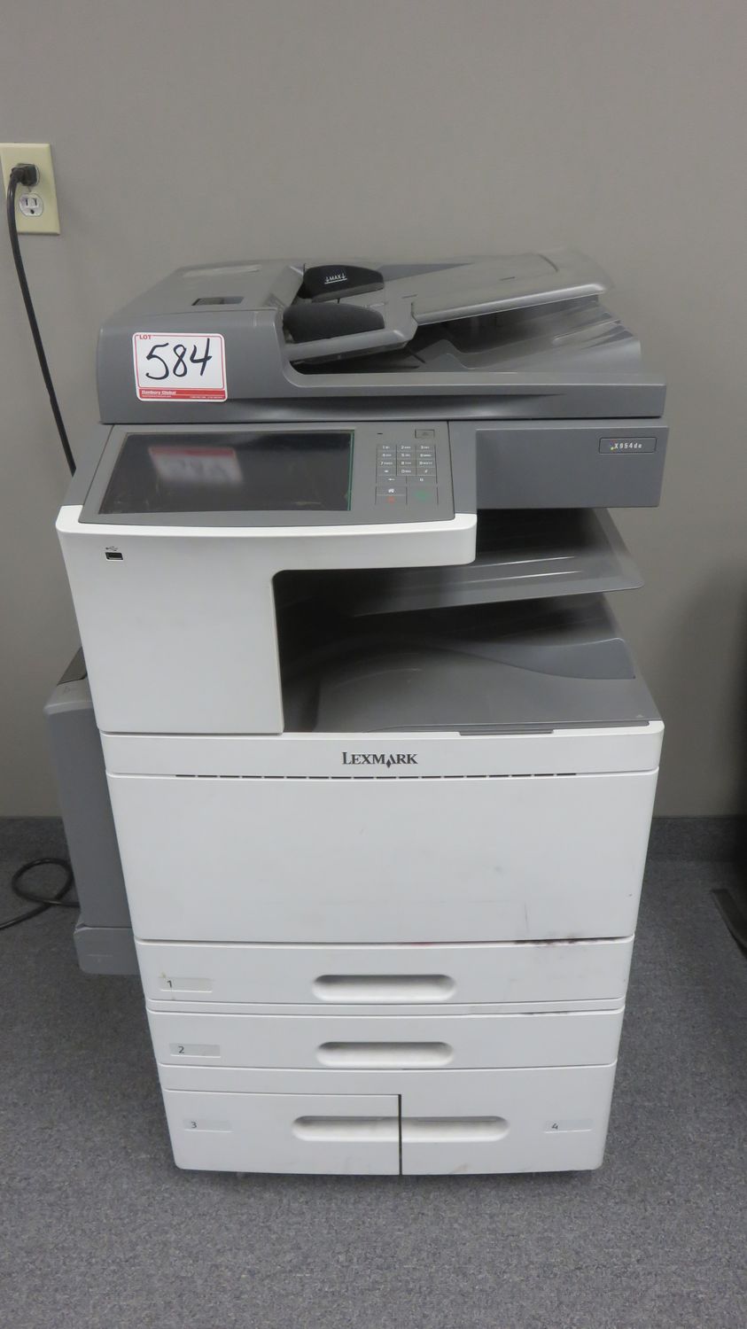 LEXMARK X954DE MULTIFUNCTION COLOR LASER PRINTER