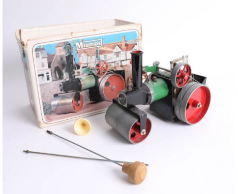 Mamod steam engine, boxed.