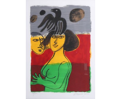 Corneille, set of four limited edition signed prints each numbered 113/200 2002, Cornelius Guillaume van Beverloo (born 1922)