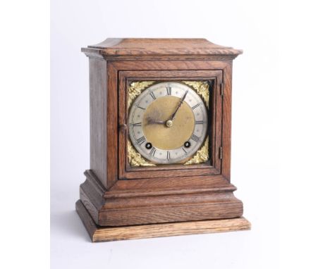 German 'Ting Tang' strike mantle clock circa 1890/1900 (working order) height 25.50cm.