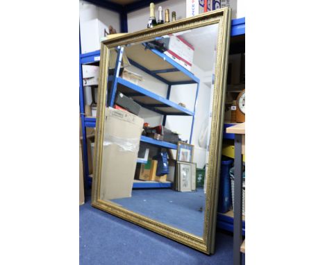 A modern gilt framed mirror, 127cm x 102cm.