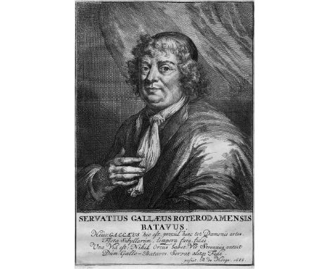 Gallaeus, Servatius. Dissertationes de Sibyllis, earumque oraculis. 19 Bl., 658 S., 13 Bl. (Index). Mit Holzschnitt-Druckerma