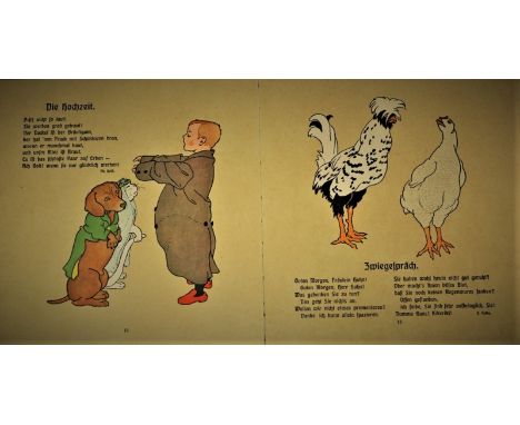 Caspari, Gertrud und Walther. Konvolut von 4 illustrierten Kinderbüchern. Mit zahlreichen, farbigen und teils ganzseitigen Te