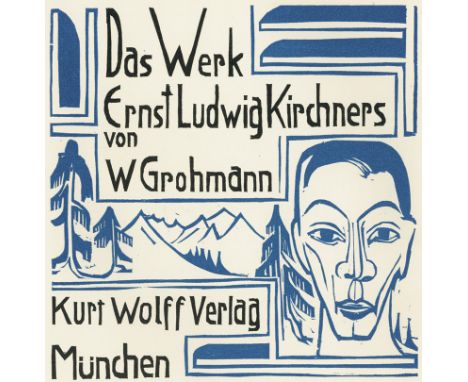 Kirchner, Ernst Ludwig. - Grohmann, Will. Das Werk Ernst Ludwig Kirchners. 58 S., 1 Bl. Mit 100 teils farbigenTafeln und 5 bl