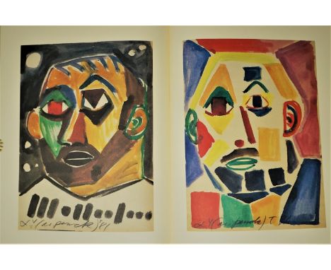Krater und Wolke Nr. 7. Herausgeber G. Baselitz. Mit Texten der Künstler, zahlreichen, teils ausfaltbaren Textillustrationen,