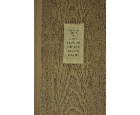 Hesse, Hermann. Konvolut von 20 Werken, darunter 2 mit eigenhändiger Widmung. Verschiedene Formate, Einbände und Verlage. 194