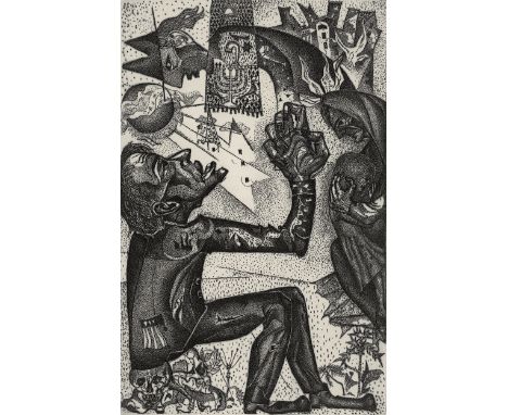 Witt, Hubert. Meine jüdischen Augen. Graphischer Zyklus von Hermann Naumann. Jiddische Dichtung aus Polen, übertragen und zus