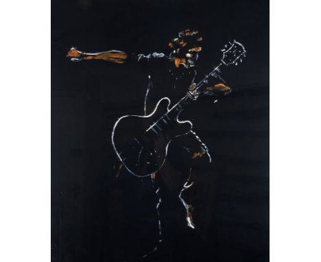 Rolling Stones, 'Paint It Black - Doctor', Portrait of Keith Richards by Ronnie Wood. A limited edition colour lithograph pri