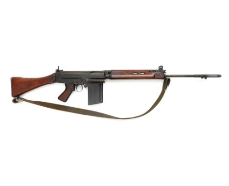 1969-1994 British Army L1A1 7.62mm self-loading rifle. A British-made L1A1 military semi-automatic rifle, of a type used in N