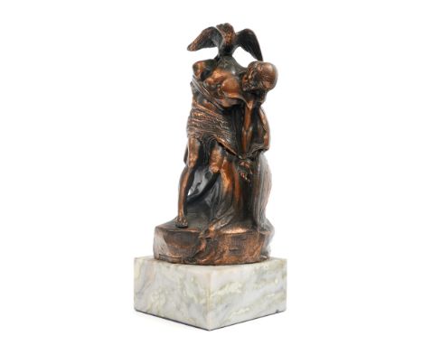 1966: 1916 Rising commemoration bronze of 'The Dying Cúchulainn' by Oliver Sheppard. A bronze sculpture of 'The Dying Cúchula