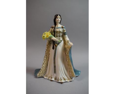 A Royal Worcester Figure, Limited Edition 849/7500 with Certificate, "The Daughter of Erin" 
