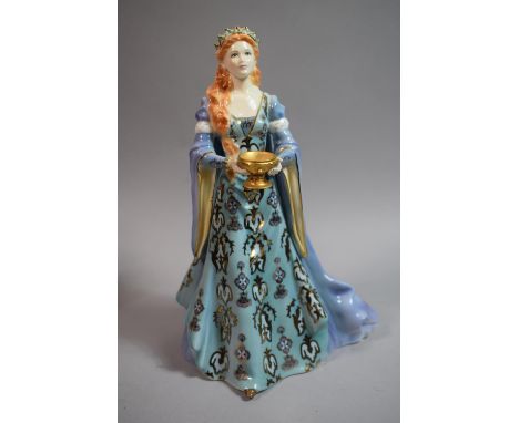 A Royal Worcester Figure, Limited edition 849/7500 with Certificate, "The Chalice of Love" 