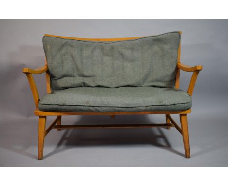 An Ercol Style Spindle Back Two Seater Settee&nbsp;