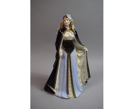 A Royal Worcester Figure, Limited Edition 440/7500 with Certificate, "Lady of Sherwood" 