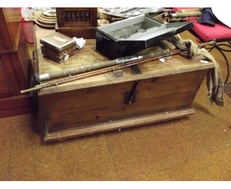 Rustic coffee table with storage space