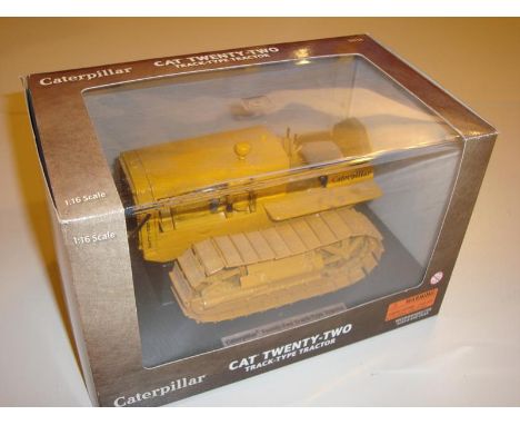 A Norscot 55154 1:16 Scale Cat Twenty-Two Track Type tractor - G (slightly dusty) in G-VG box