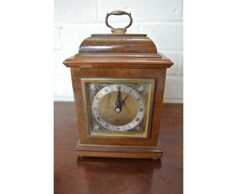 An Elliott walnut carriage style mantel clock retailed by Garrard and Co. - Height 23cm Condition report: Not running