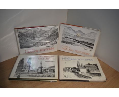 Wainwright. A small group of sketchbooks. Comprising the 2nd and 4th Lakeland Sketchbooks and both Furness Sketchbooks. All a