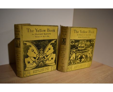 Periodical. The Yellow Book. An Illustrated Quarterly. London: John Lane, The Bodley Head. Volume VIII &amp; IX - January &am